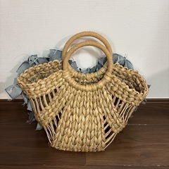 ◎カゴバック◎ジーンズ生地の画像