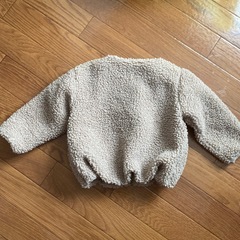 【90サイズ】子供服　ジャンバー　ブラウンの画像