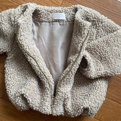 【90サイズ】子供服　ジャンバー　ブラウンの画像