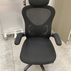 【OF-63】美品 人間工学に基づいたハイバックデスクチェア 2Dヘッドレスト ワークチェア 家庭用にも テレワーク 事務椅子　検)事務机　オフィス チェア　会議 椅子　ロッカー　ミーティングテーブル　応接ソファ 店舗 事務所 什器　書庫 本棚 ラック デスク スチール 美品多数 格安 【中古オフィス家具】の画像