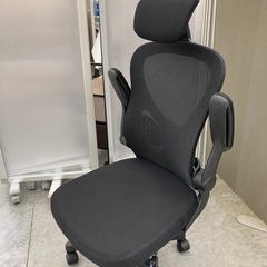 【OF-63】美品 人間工学に基づいたハイバックデスクチェア 2Dヘッドレスト ワークチェア 家庭用にも テレワーク 事務椅子　検)事務机　オフィス チェア　会議 椅子　ロッカー　ミーティングテーブル　応接ソファ 店舗 事務所 什器　書庫 本棚 ラック デスク スチール 美品多数 格安 【中古オフィス家具】の画像