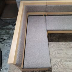 日本家具産業 カウチチェア 伸長式チェア 幅1210~1570＆1400×奥600×高さ770mm 座面高440mm 25i菊HGの画像