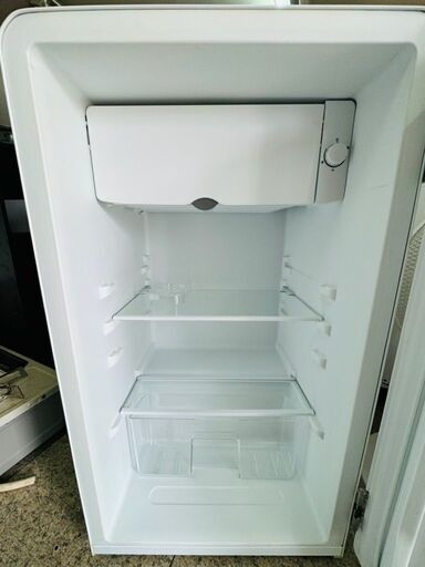 COMFEE’ レトロ冷蔵庫 93L ホワイト 中古 サイズ:93Lレトロ_色:ホワイト】COMFEE' 冷蔵庫 93L 1ドア 右の