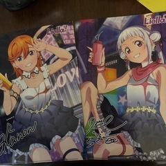 ラブライブのクリアファイルの画像