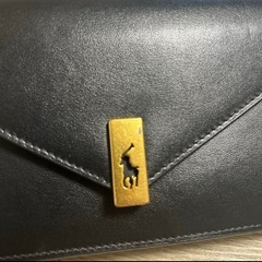 Polo by Ralph Lauren ブラックショルダーバッグの画像