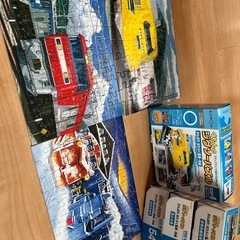 くもんジグソーパズルSTEP4動物＆電車2セットの画像