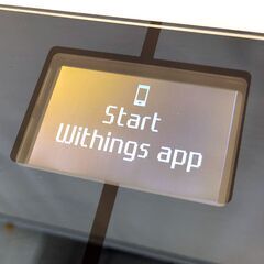 Withings★スマート体重計 Smart Body Analyzer 多機能体脂肪計 Bluetooth対応 中古の画像