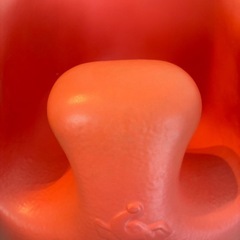 バンボ　Bumbo ベビーチェア　コーラルオレンジの画像