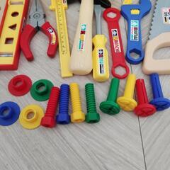 知育玩具　道具箱セットの画像