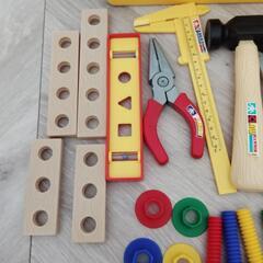知育玩具　道具箱セットの画像