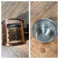 未使用 COPPER PURE マグカップ 5個セット 銅製 GOOD CRAFT キャンプ レトロ おしゃれ ヴィンテージの画像