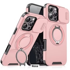 iPhone 16 Pro Max ケース スライド式カメラカバー ＆ リングスタンド付の画像