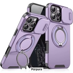 iPhone 16 Pro Max ケース スライド式カメラカバー ＆ リングスタンド付の画像