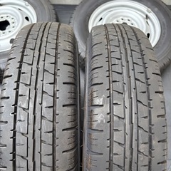 良品❣️軽バン軽トラ 22年　DUNLOP 145R12 6PR 4本の画像