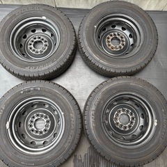 良品❣️軽バン軽トラ 22年　DUNLOP 145R12 6PR 4本の画像