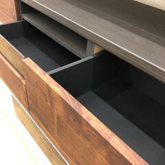 ★リユースのサカイ幸手店★SJ10358★ジモティ割あり★  TV台 ブラウン W180×D40×H42 クリーニング済み の画像