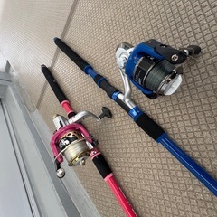 釣竿2本の画像