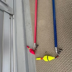 釣竿2本の画像