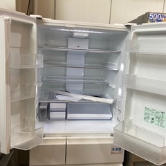 ⭐️高年式⭐️2022年製　Panasonic 483L冷蔵庫 NR-F488MEX ロータイプ 真ん中野菜室 自動製氷 AIエコナビ No.7075 KEの画像