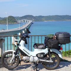 【付属品多】クロスカブJA60旅仕様 110cc プコブルーの画像