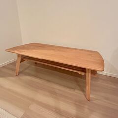 【ニトリ】センターテーブル(アルナス 110 LBR)の画像