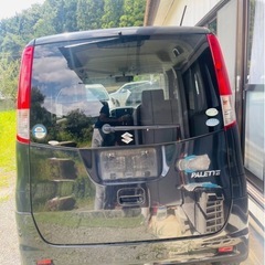 2011年式パレット 走行距離 109,000 km エアコンは非常に冷えます スマートキー（リモコンキー設定済み） プッシュスタート 新車2年間車検済み ナビゲーション テレビ スライドドア2枚 オートスライドドア 内外装非常にきれい 色 ブラック 所在地 栃木県足利市 所在地 価格 130,000の画像