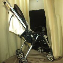 【紋別市発】ベビーカー　Capella　カペラ  西松屋オリジナルのA型ベビーカー　くまのプーさん　生後1か月～24か月　引取り限定　中古品の画像