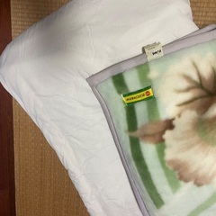 掛け布団3点、毛布2点セットの画像