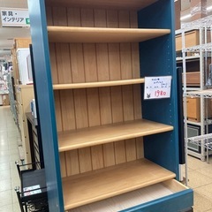 リユースマン倉敷、カントリー風オープンラック、ブルー、棚、収納の画像