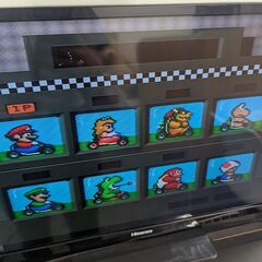 スーパーファミコン本体＋コントローラー2個＋マリオカートソフトの画像