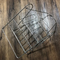 ステンレス製ボトルラックの画像