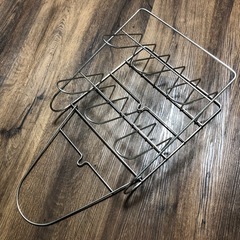 ステンレス製ボトルラックの画像