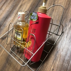 ステンレス製ボトルラックの画像