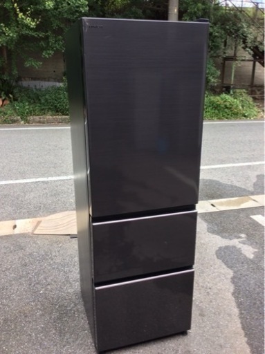 日立 375L 3ドア冷凍冷蔵庫 R-V38KV(K) 2020年製