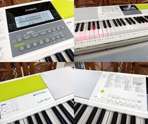 CASIO 光ナビゲーションキーボード LK-511 61鍵盤 2018年製 電子