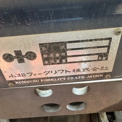 小松フォークリフトの画像