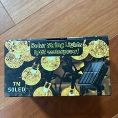 ソーラーライト　電球型　太陽光発電の画像