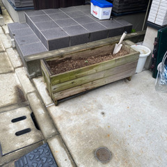 木製プランター　の画像