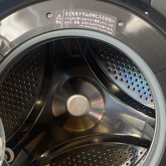 ☆ ドラム式洗濯乾燥機　SHARP シャープ　7kg/3.5kg ES-S7G-WL 2022年製　動作確認済みの画像