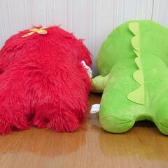☆【美品】ガチャピン・ムック 50周年記念くじ ラスト賞 BIGぬいぐるみセットの画像