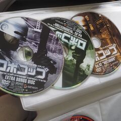 ＤＶＤ，ロボコップ、懐かしい娯楽映画、3枚セットの画像