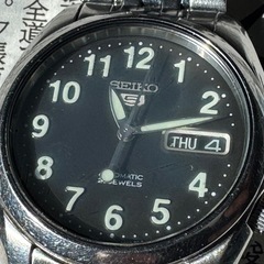 SEIKO ５　腕時計の画像
