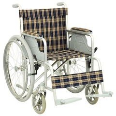 N1079★車いす★スチーム製車いす★幅670mmの画像