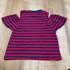 エックスガール  ボーダー 半袖Tシャツ 110の画像