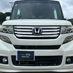 H25年 ホンダ N-BOXカスタムGターボPKG★総額17.8万円★車検付き 即日納車可能！フルセグTV BT音楽 ナビ バックカメラ ETC 即日納車可能！激安早い者勝ち車両！の画像