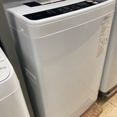 リユースマン倉敷、洗濯機6キロ、ホワイト、ブラック、AQUA、AQW-KS6N、2022年製の画像