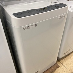 リユースマン倉敷、洗濯機、5.5キロ、ホワイト、グレー、SHARP、ES-GE5Cの画像
