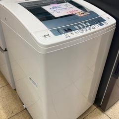 リユースマン倉敷、洗濯機7キロ、ホワイト、ブルー、AQUA、AQW-V700E2016年製の画像