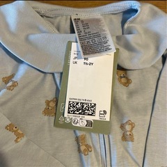 新品未使用　クマ柄ロンパース 90cmの画像