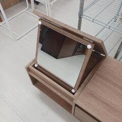 【ドリーム尾浜店】テーブルドレッサー　NA　※多少の使用感あり　 高さ(H)38cm× 幅(W)80.5cm× 奥行(D)40cmの画像